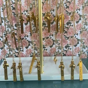 Gold plated Fortune Cookie necklaces